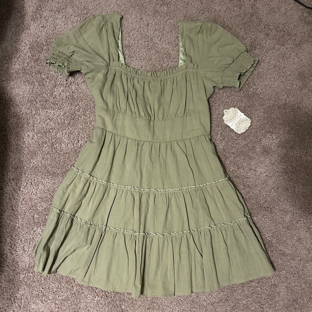 Altar'd State Safe Textured Dress L